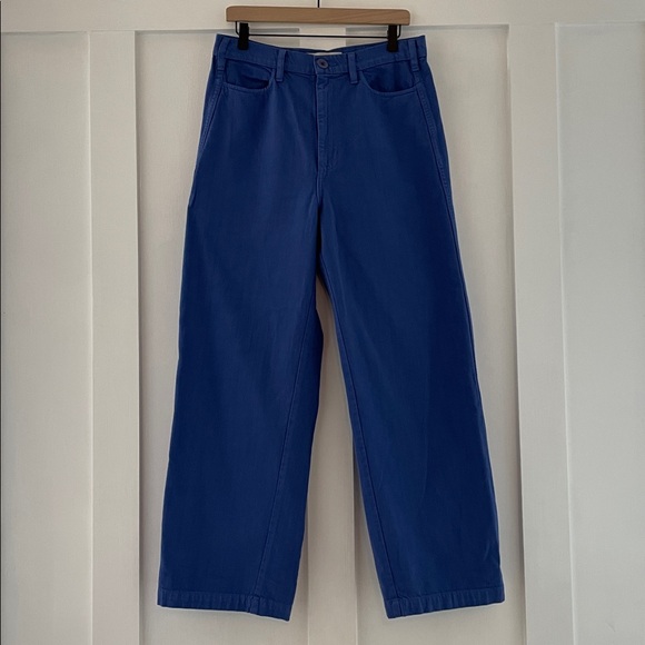 GRAVEL & GOLD Placer High Rise Straight Leg Pants in Labourer Blue Size 32 | 14 - Picture 6 of 16